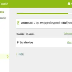 Ulga podatkowa na internet - jednorazowa możliwość odliczania dla podatnika