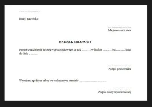 Urlop wypoczynkowy. Znasz zasady? Sprawdź wzór wniosku