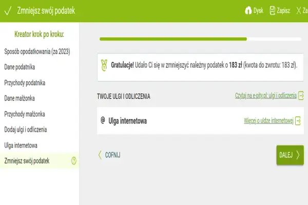 Ulga podatkowa na internet - jednorazowa możliwość odliczania dla podatnika